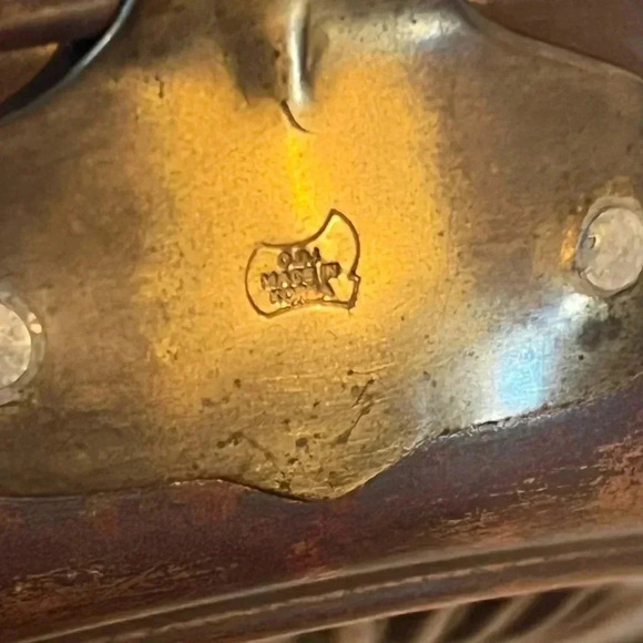 Vintage Small “Copper and Brass” Decor w/Flowers, Made in Korea - Picture 7 of 7